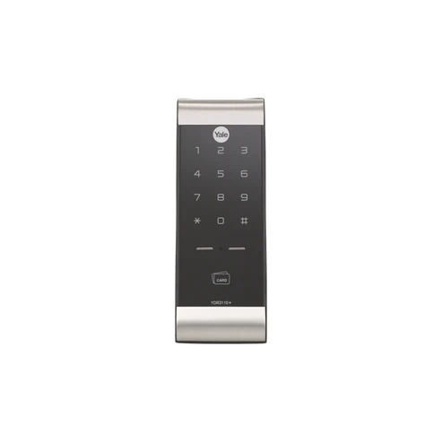YDR 3110 Smart Lock, PIN & Card Access, Color- Silver/Black Finish